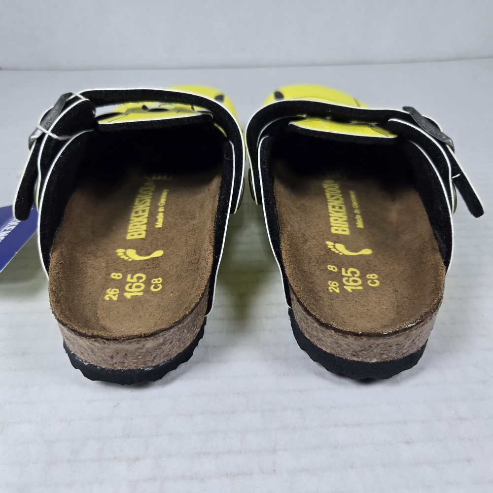 Birkenstock Kids Unisex Kay Clogs Yellow Monster Dinosaur Clogs Mules C8 toddler - Picture 2 of 10